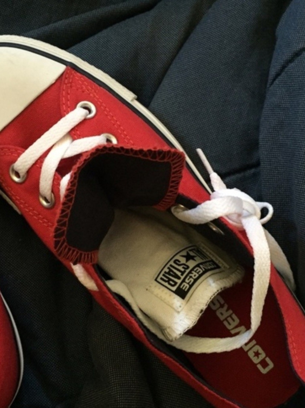 Converse Red Chuck Low-Top Sneakers - Picture 2 of 3